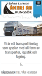 Mobile Screenshot of larssonakeri.se